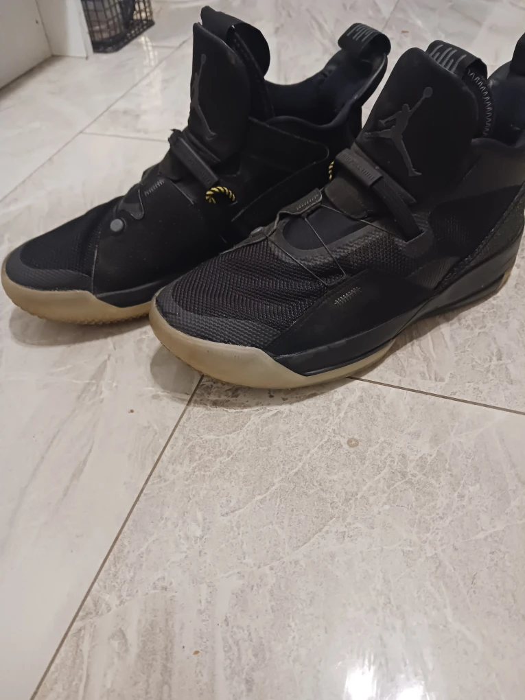 Jordan 33 Black Basketball Shoes - photo 2