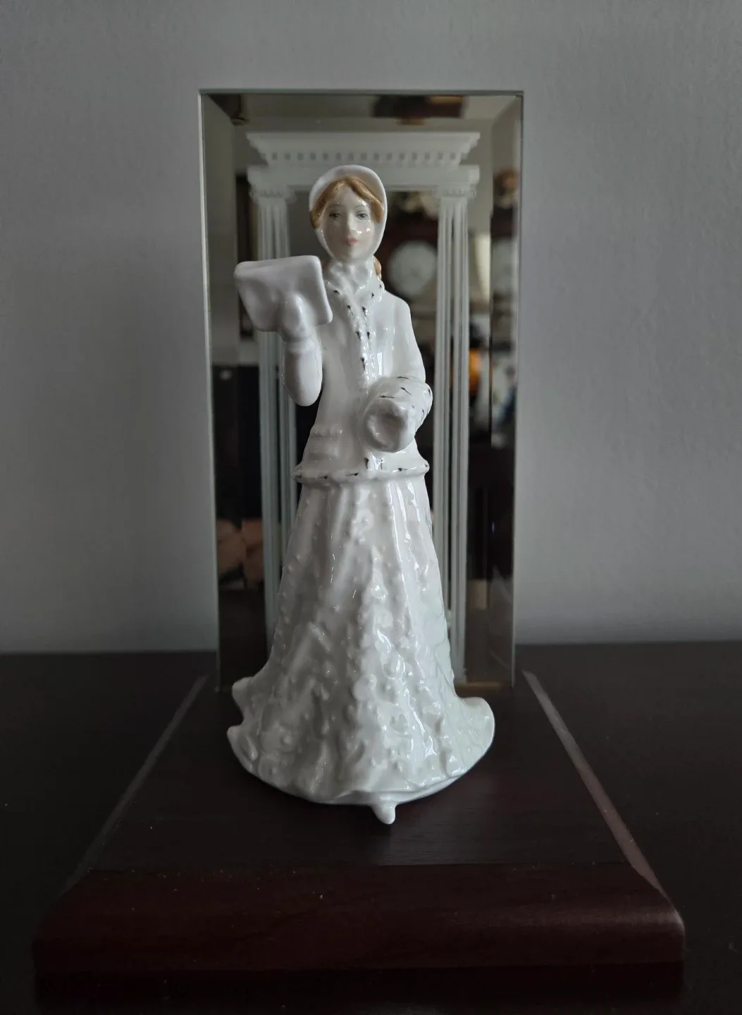 Royal Doulton "Christmas Eve" Figurine With Display