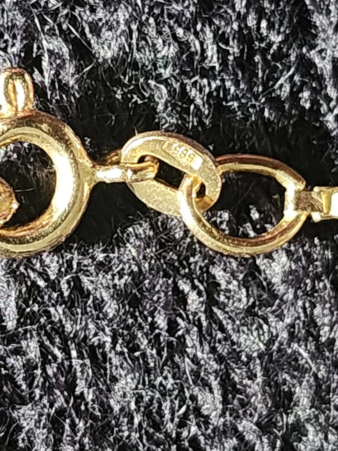 (585) 14K Gold Box Necklace - photo 3