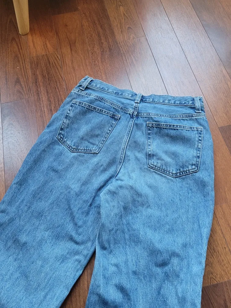 Uniqlo Jeans, Wide Straight, Size 26 image indicator(3)