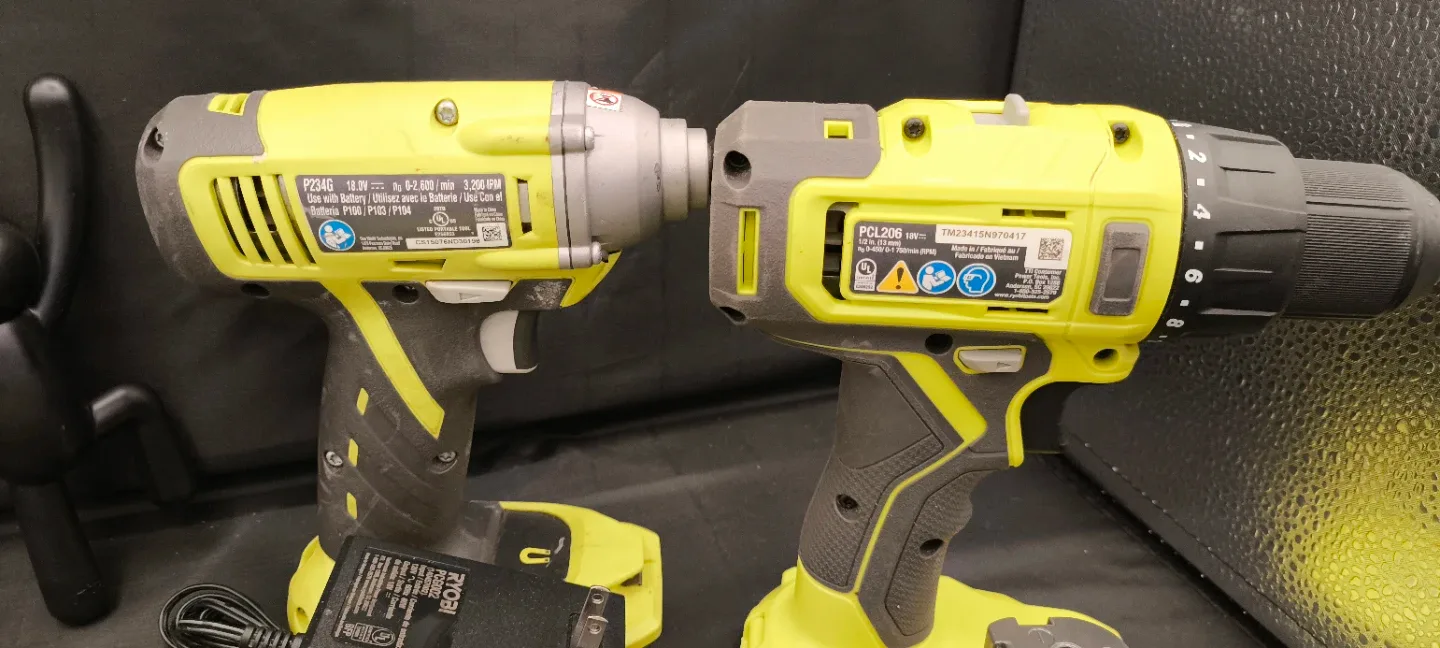 Ryobi PCL206 Drill & P234G Impact Driver Combo image indicator(3)