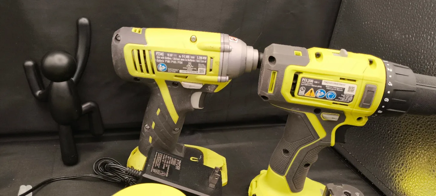 Ryobi PCL206 Drill & P234G Impact Driver Combo image indicator(5)