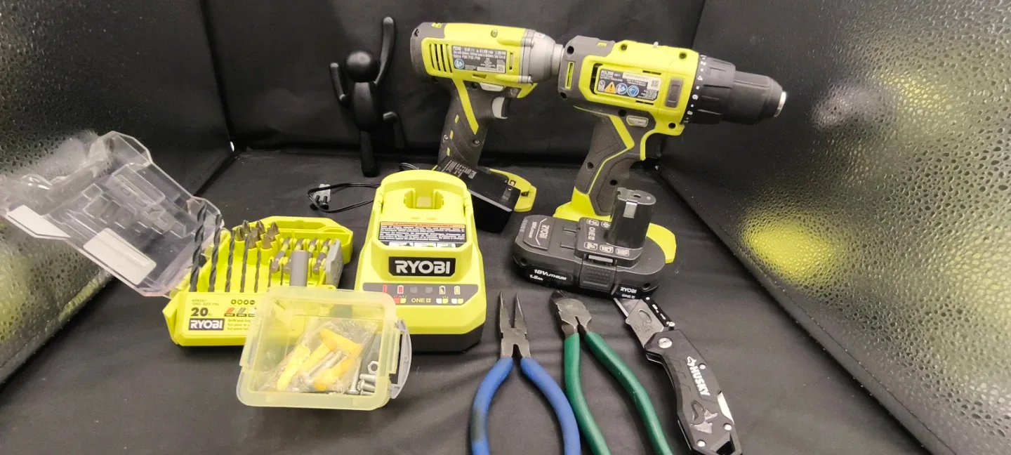 Ryobi PCL206 Drill & P234G Impact Driver Combo image indicator(6)