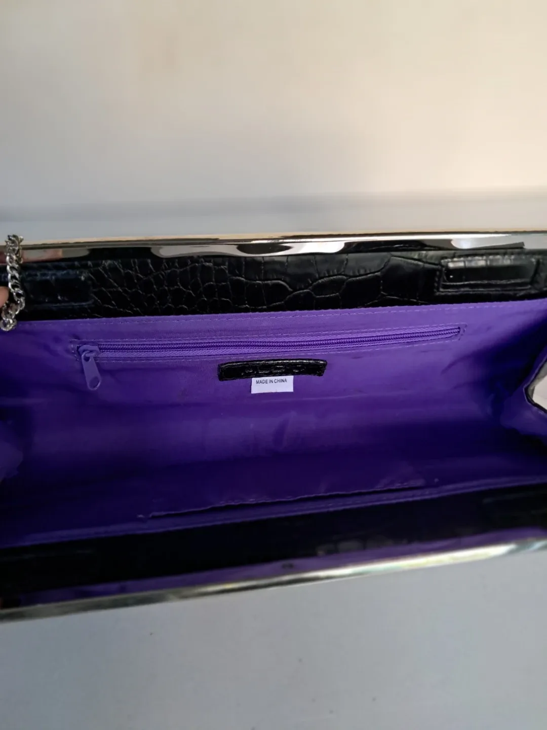 ALDO Black Clutch with Chain #cleanout# image indicator(2)