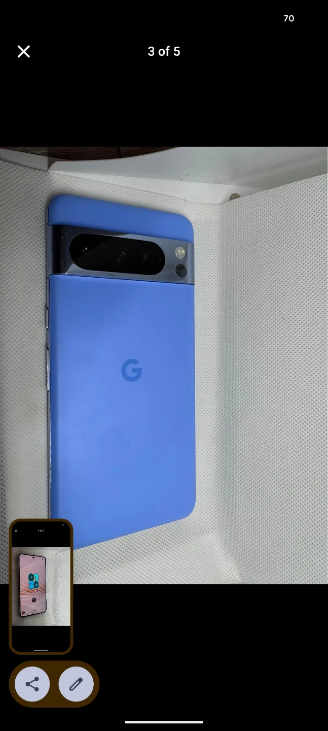 Selling My Google Pixel 8pro 256gb, Light Blue, Price Is Firm! - photo 2