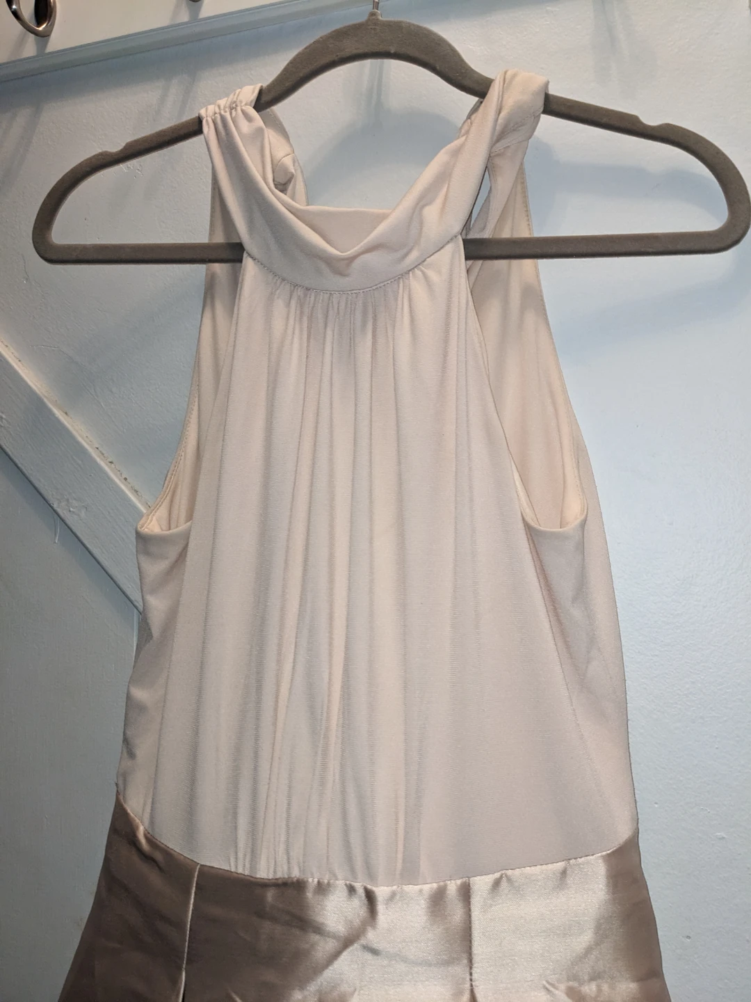 Champagne pleated dress - photo 3