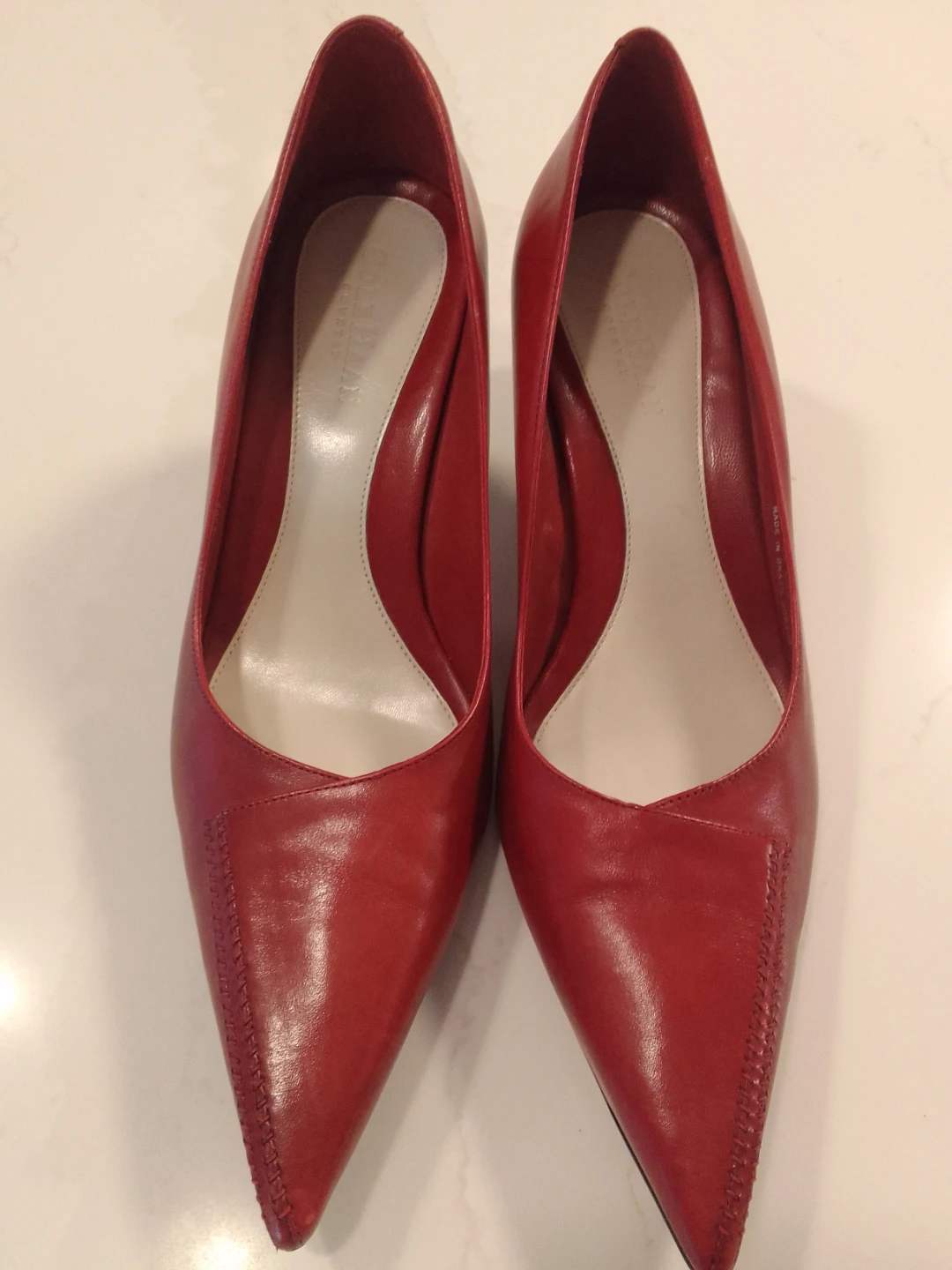 Cole Haan Red Leather Heels