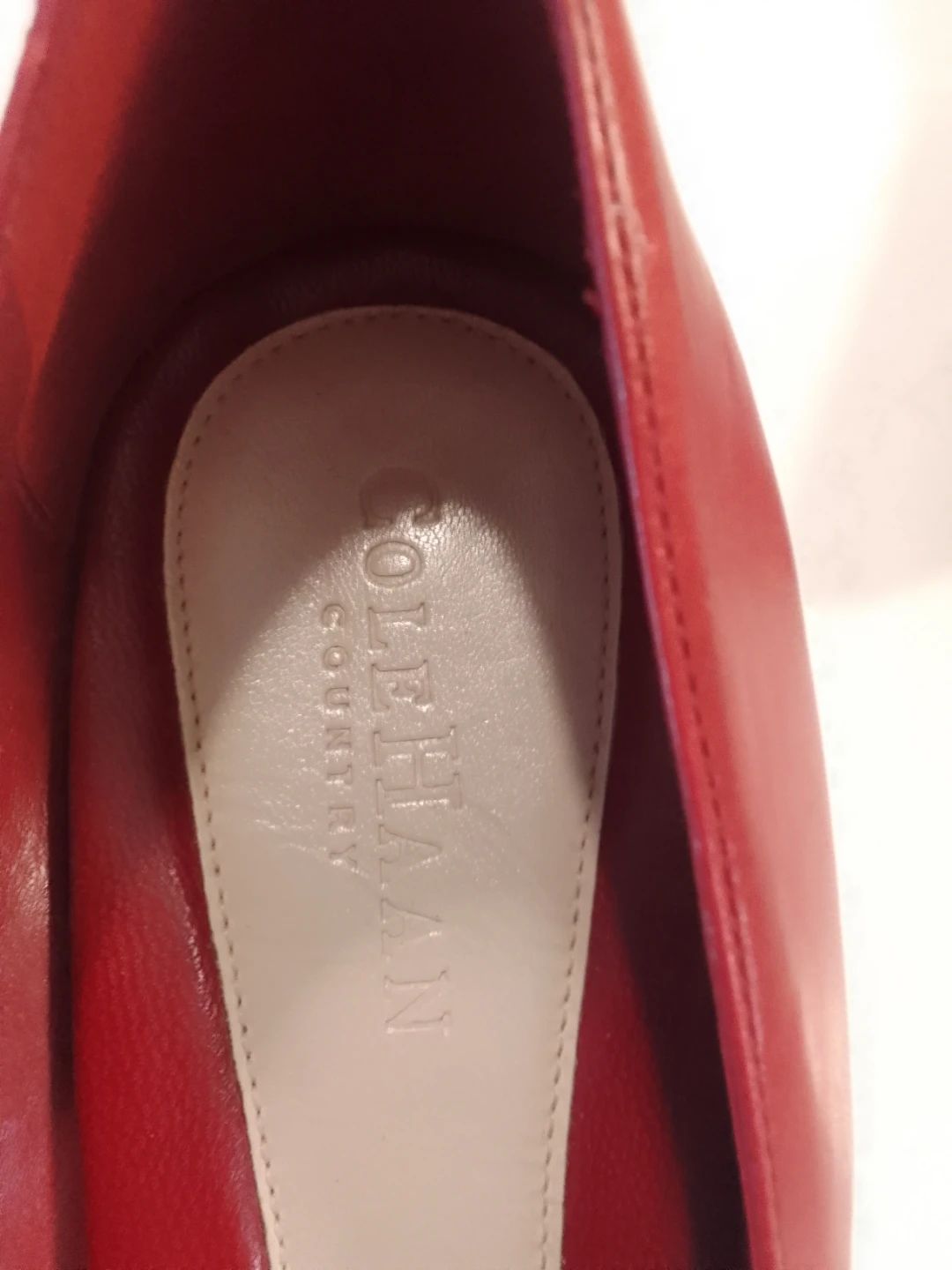 Cole Haan Red Leather Heels - photo 2