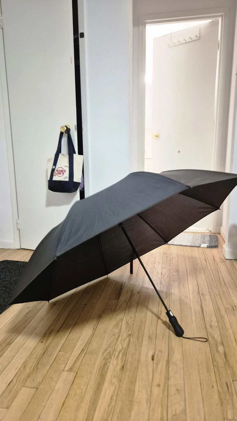 Black Umbrella (Windproof) with Automatic Opening - photo 2