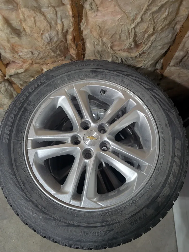 (4)-215/60R16 Winter Tires/Rims Off 2016 Chevrolet Cruze 5x105 image indicator(2)