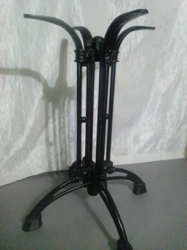 Black Cast Iron Table Base