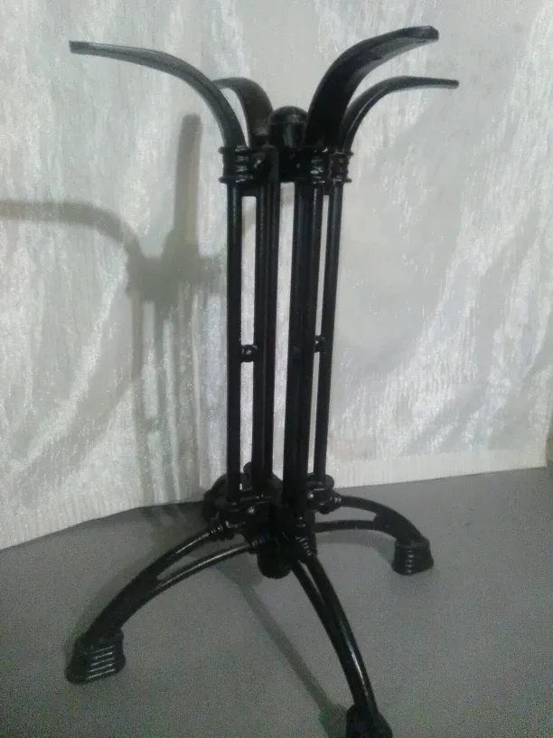 Black Cast Iron Table Base