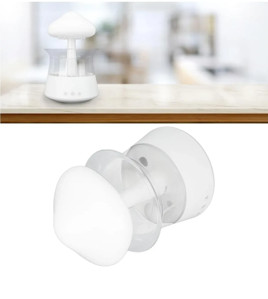 Rain Cloud Humidifier Mushroom Aroma Diffuser image indicator(6)