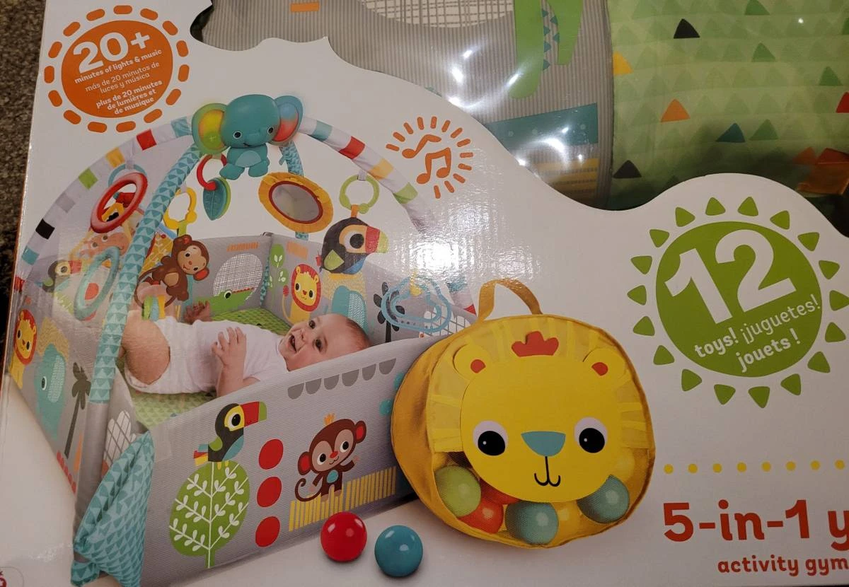 Bright Starts 5-in-1 Play Activity Gym Play mat - photo 2