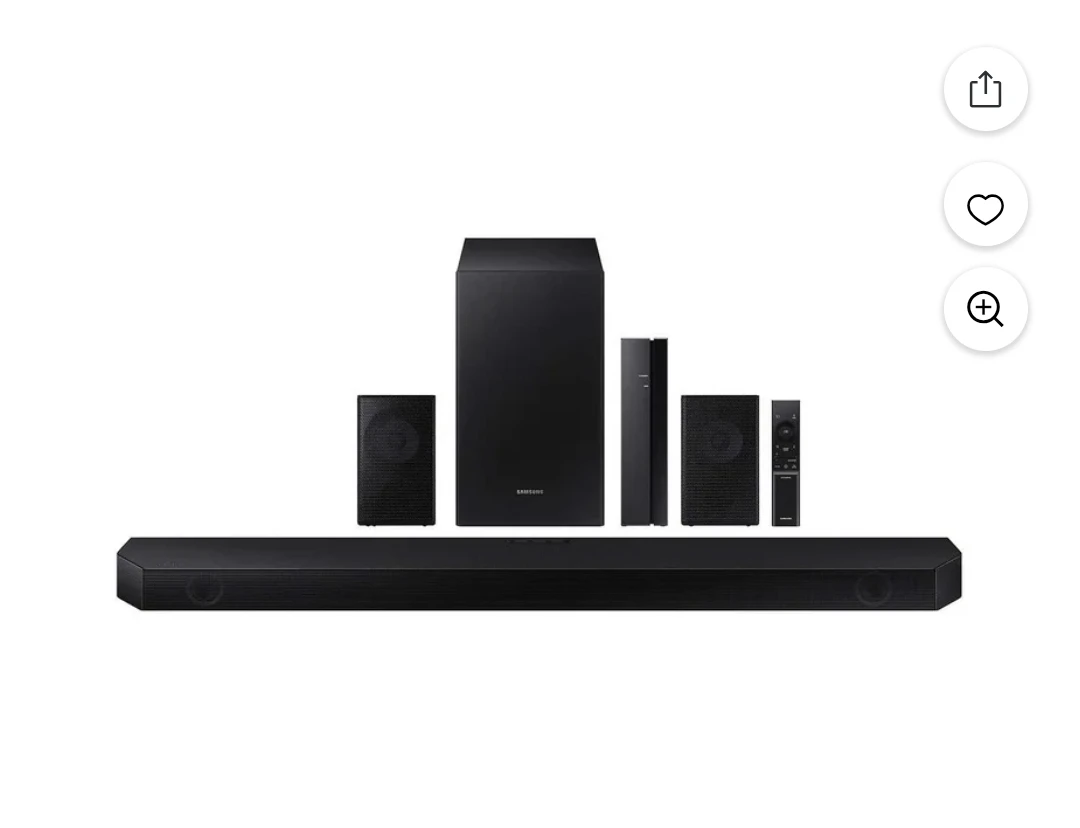Samsung Soundbar/ Wireless Subwoofer and Rear Speaker HW-Q67CB - photo 4