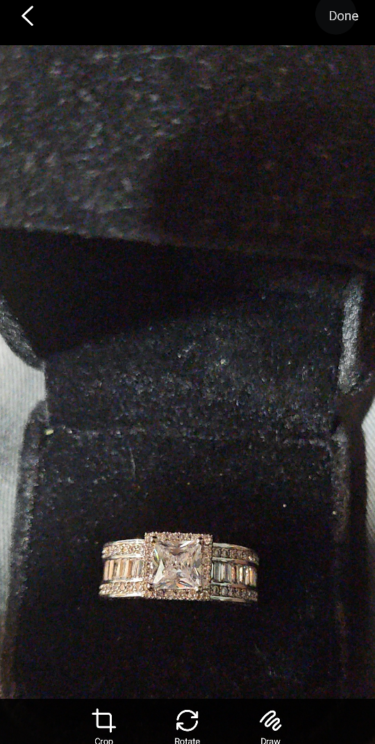 Silver Ring with Cubic Zirconia