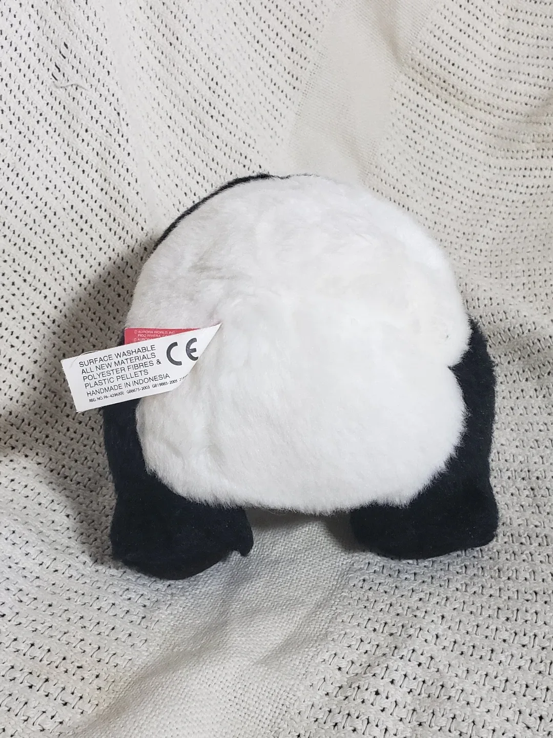 Medium Sized Stuffed Animal - Black and White Panda image indicator(4)