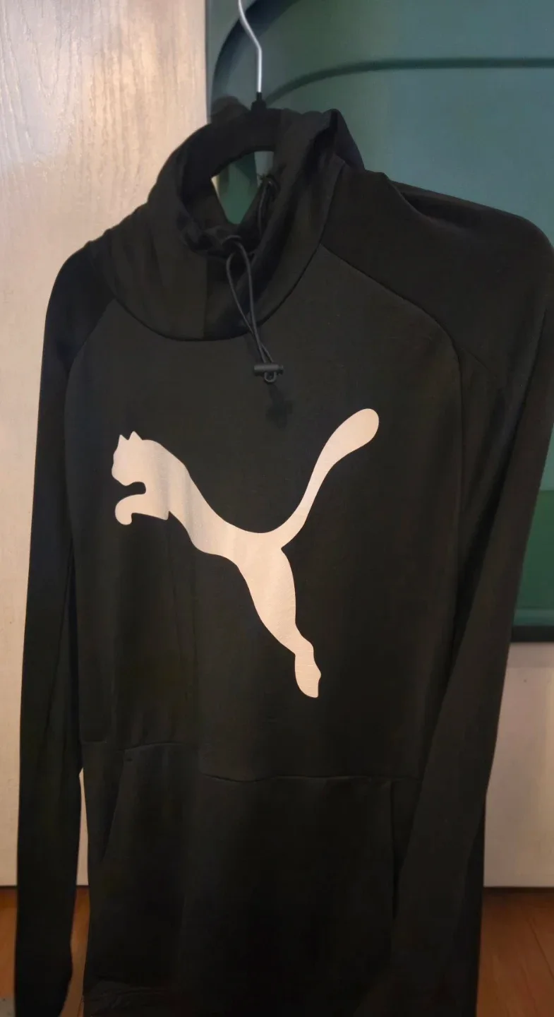 XL mens Puma Black Hoodie
