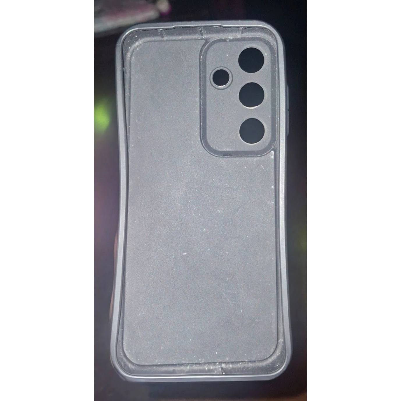 Black Phone Case with Ring Holder For Samsung Galaxy A52 - photo 4