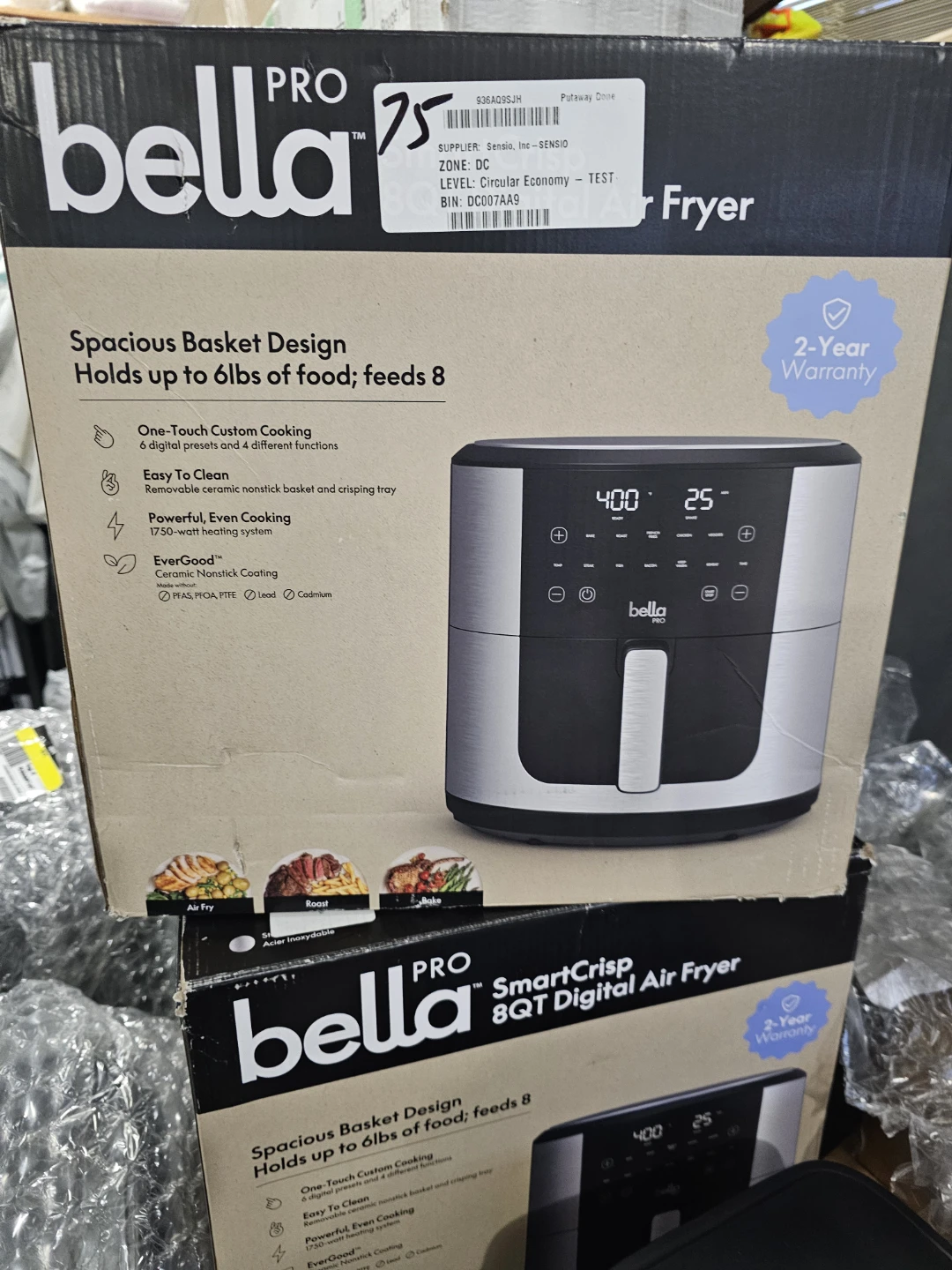 Bella Pro 8QT Digital Air Fryer - New in Box! - photo 2