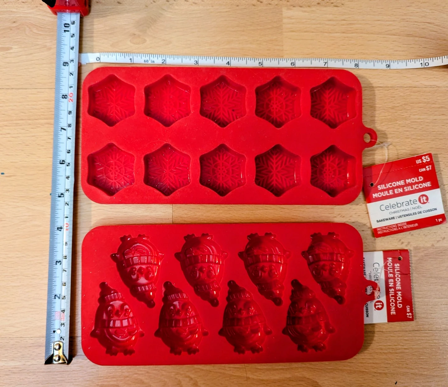 2 Silicone Molds - Christmas Theme - photo 3