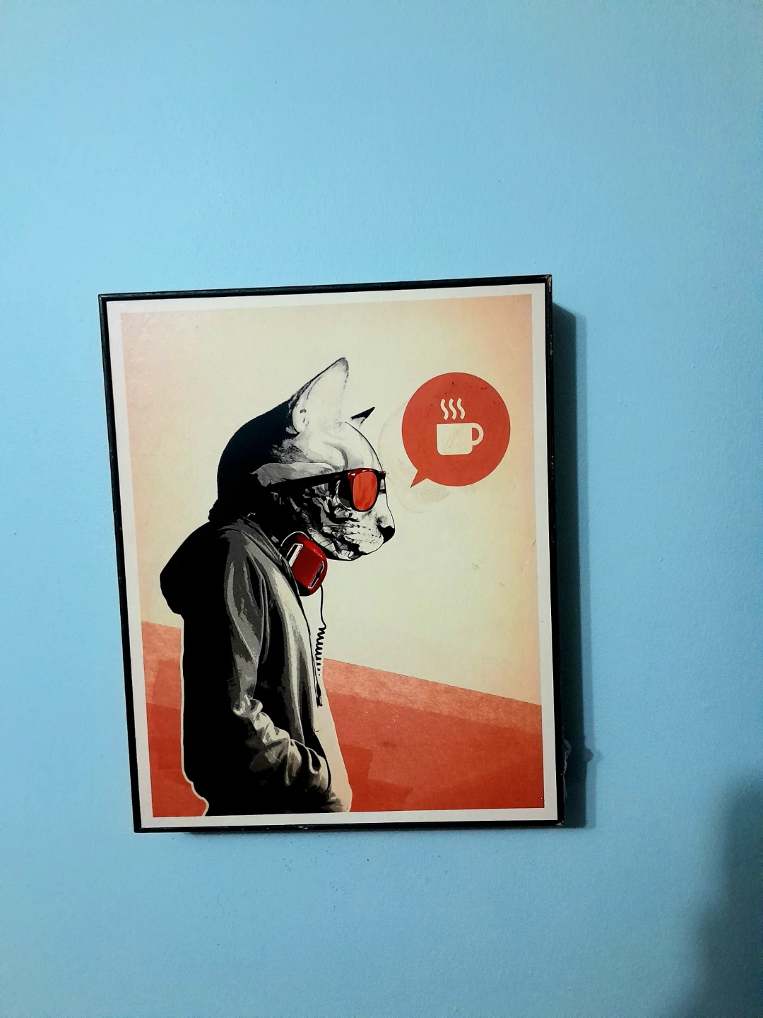 Framed Cat Art Print