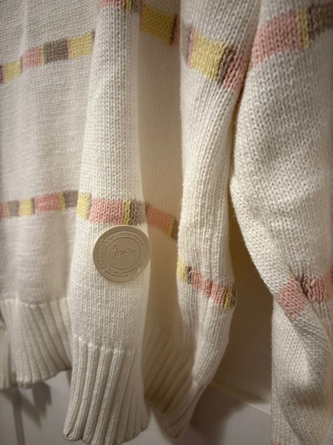 Get Off Your High Horse Striped Sweater image indicator(2)