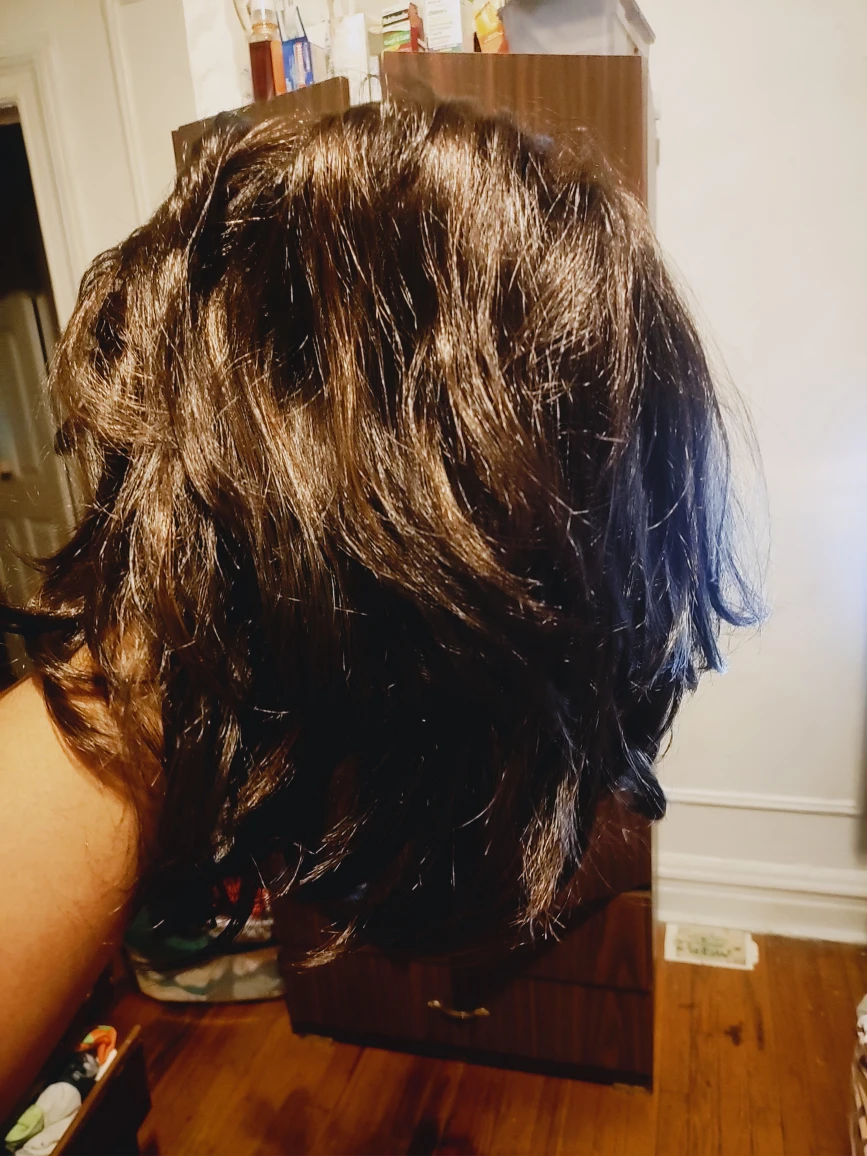 #Cleanout Brown Curly full head Wig - photo 5