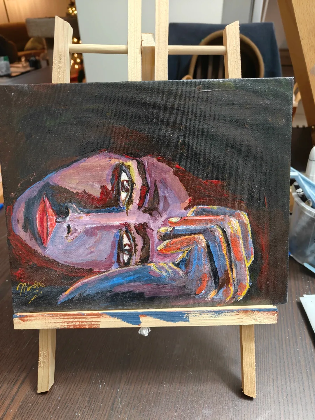 'To Rest' Art Portrait