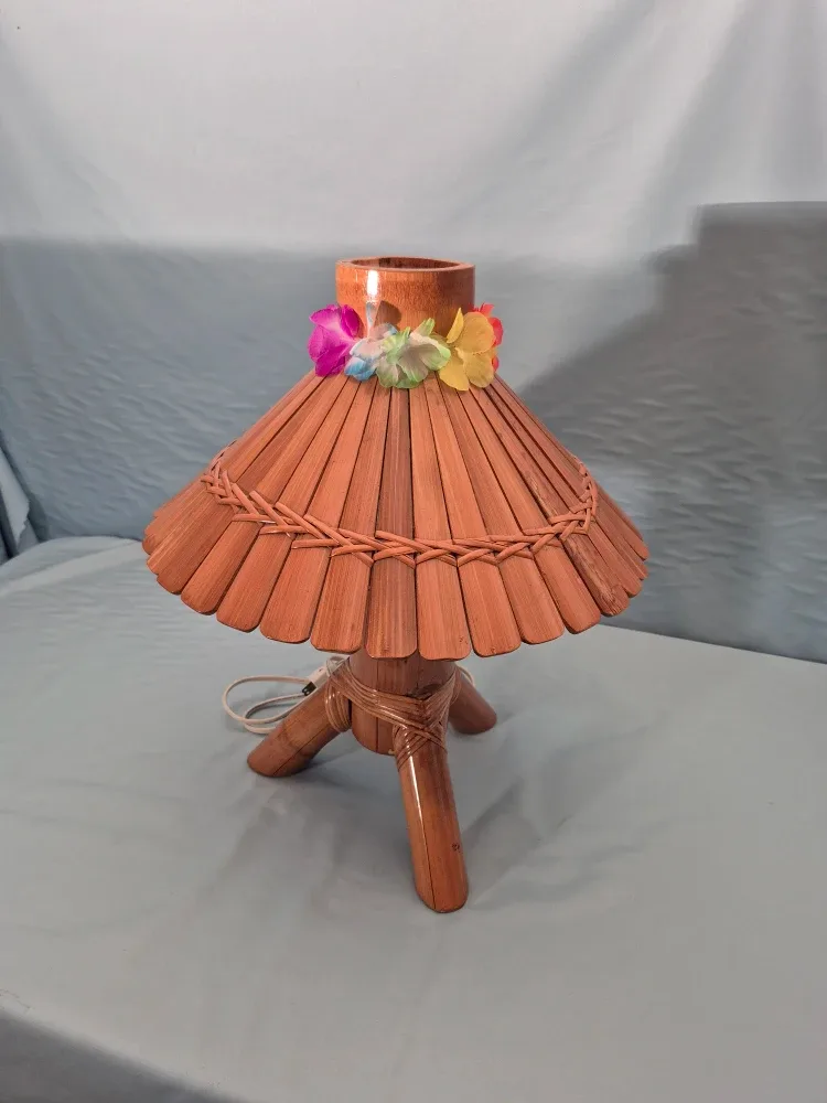 Handcrafted Bamboo Table Lamp image indicator(3)