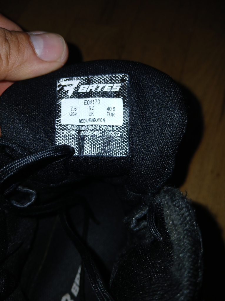 Bates Tactical Boots - Black - Size 7.5 Michelin - photo 2