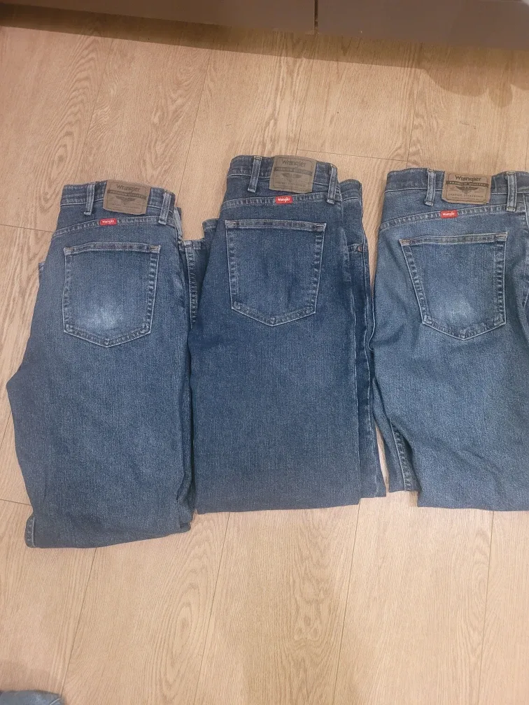 Wrangler Jeans, Size 34x32 and 34x30