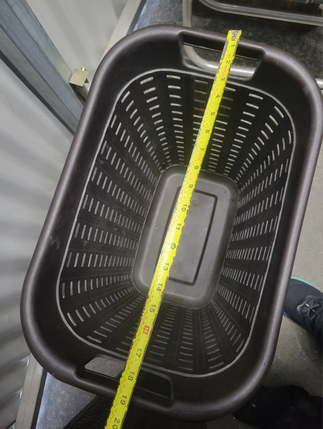 Two Brown Plastic Laundry Baskets - photo 5