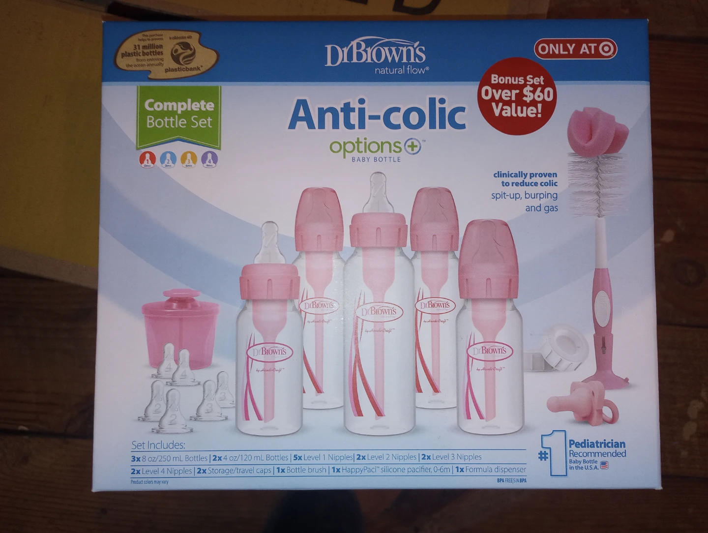 Dr. Brown's Anti-Colic Options+ Complete Bottle Set