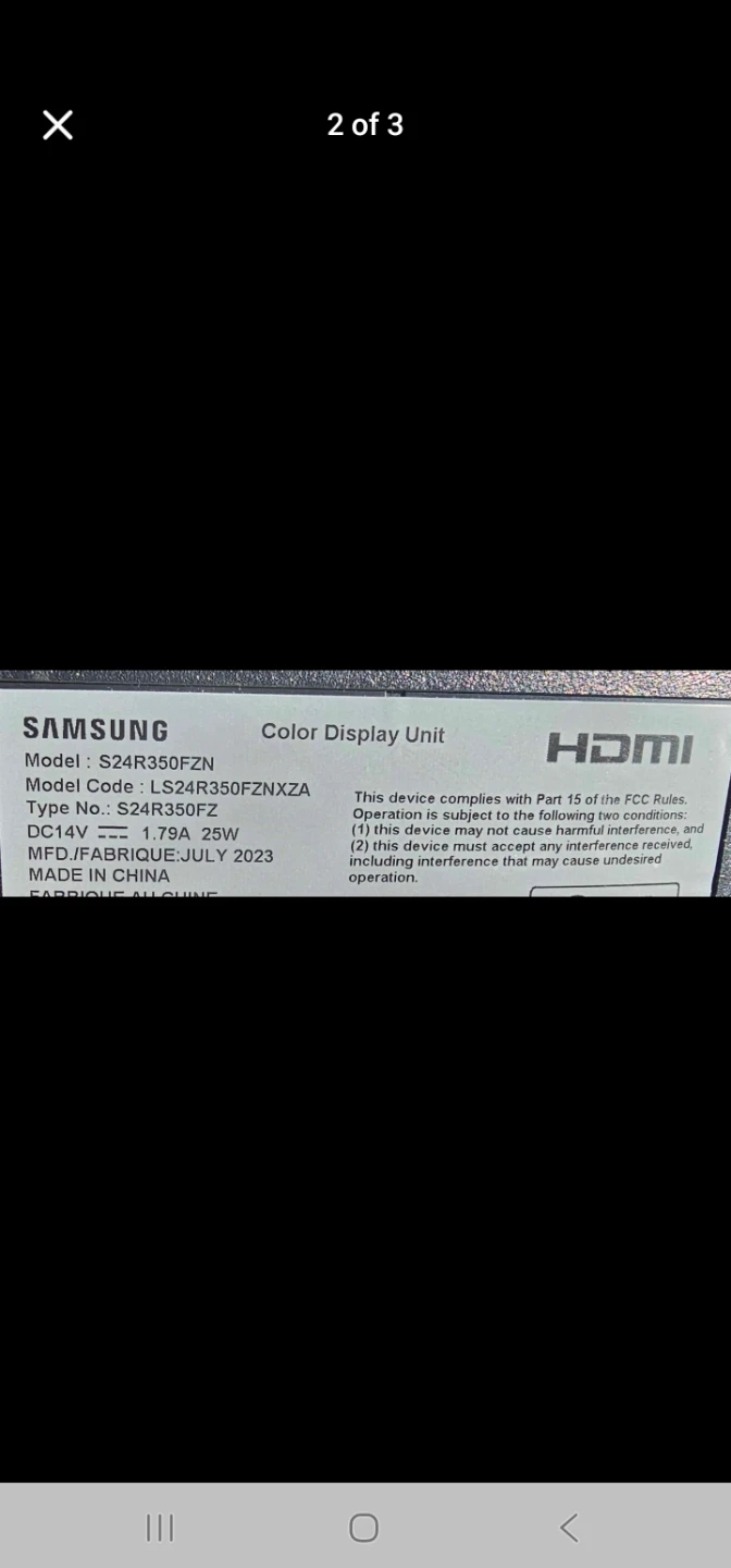 Samsung 24" Monitor and 1080p HD camera - photo 3