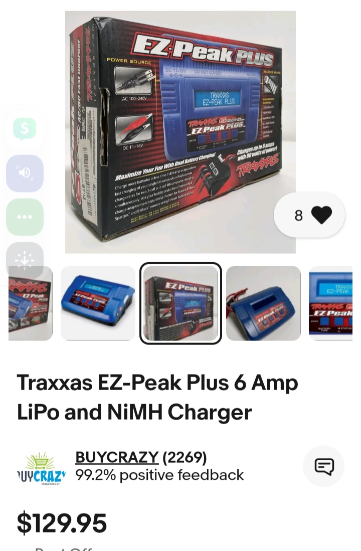 Traxxas EZ-Peak Plus 6 Amp LiPo/NiMH Charger