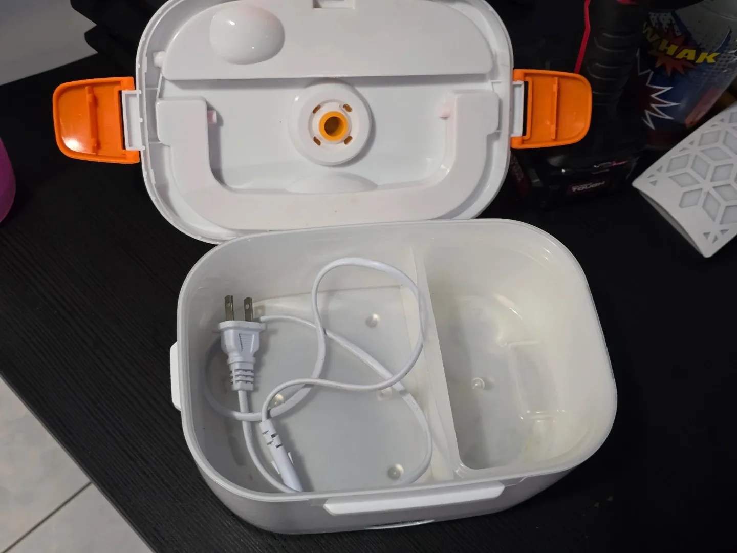 Electric Lunch Box - White & Orange image indicator(4)