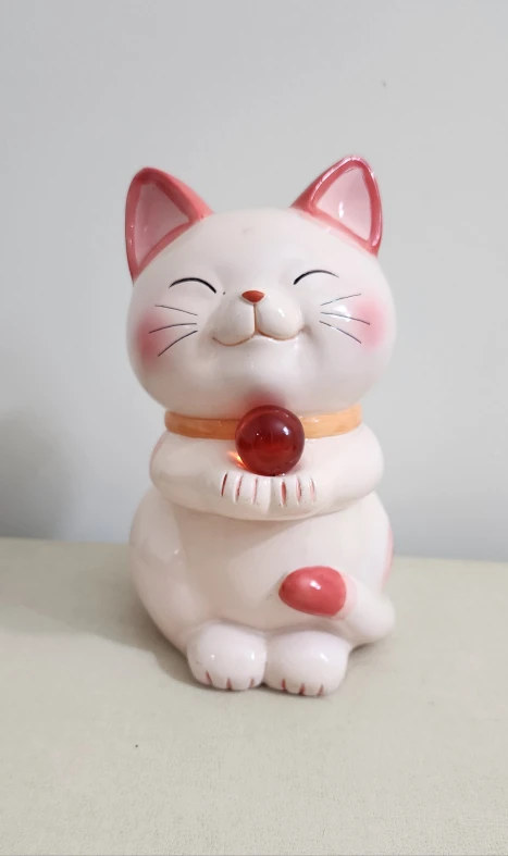 Maneki Neko Lucky Cat Coin Bank #Cleanout - photo 2