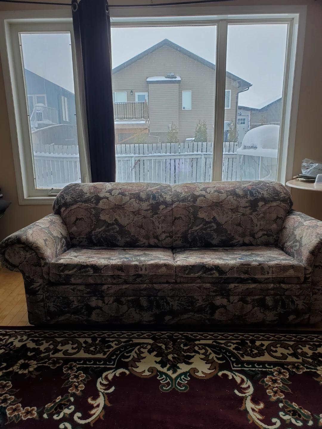 Floral Pattern Sofa Bed