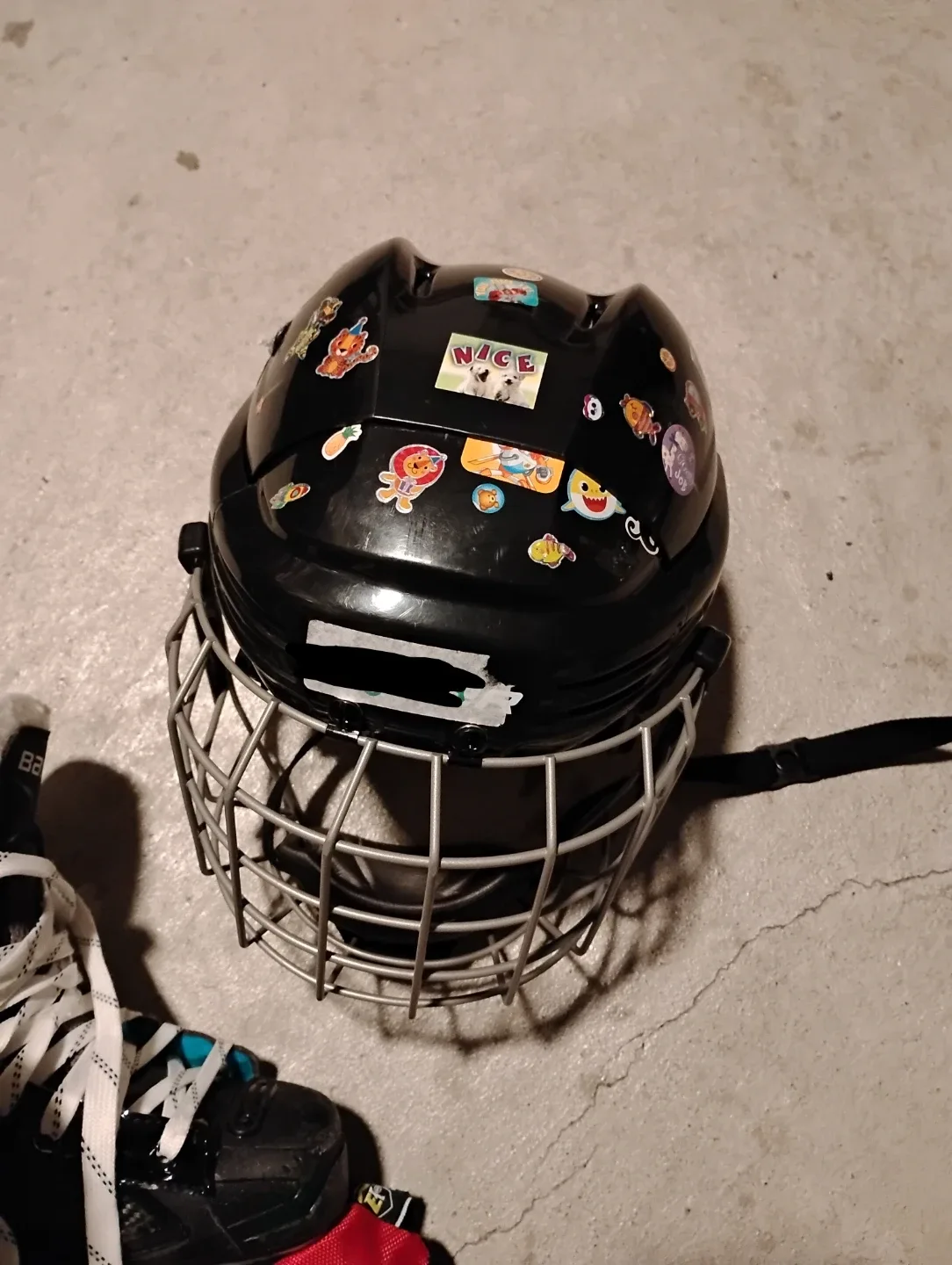 Bauer Hockey Skates & Helmet