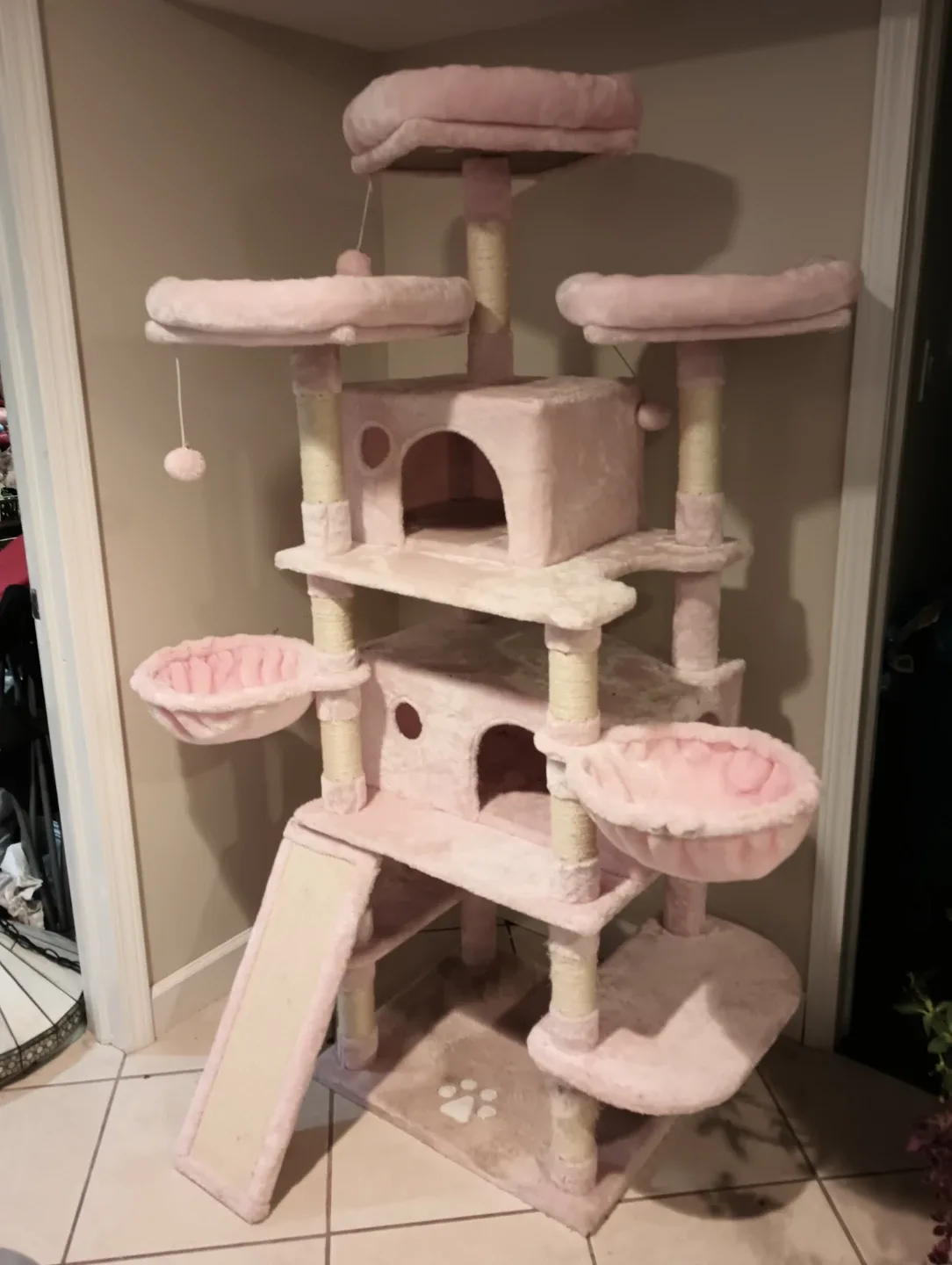 Pink Cat Tree