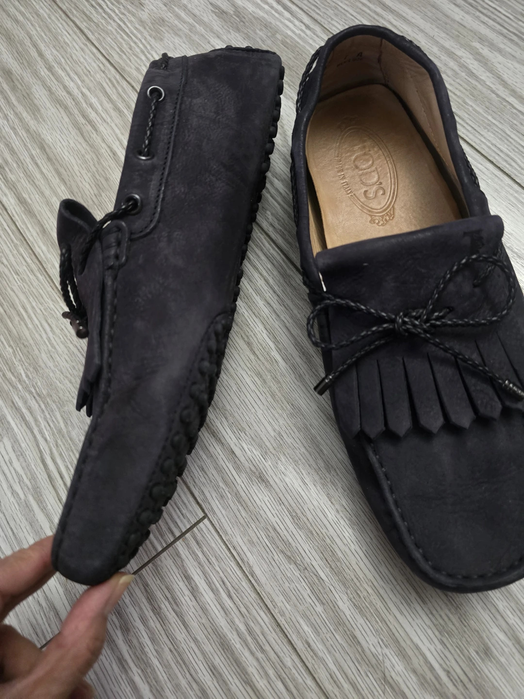Tod's Black Suede Loafers - photo 3