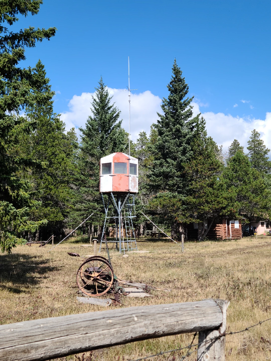 Old wagon wheel