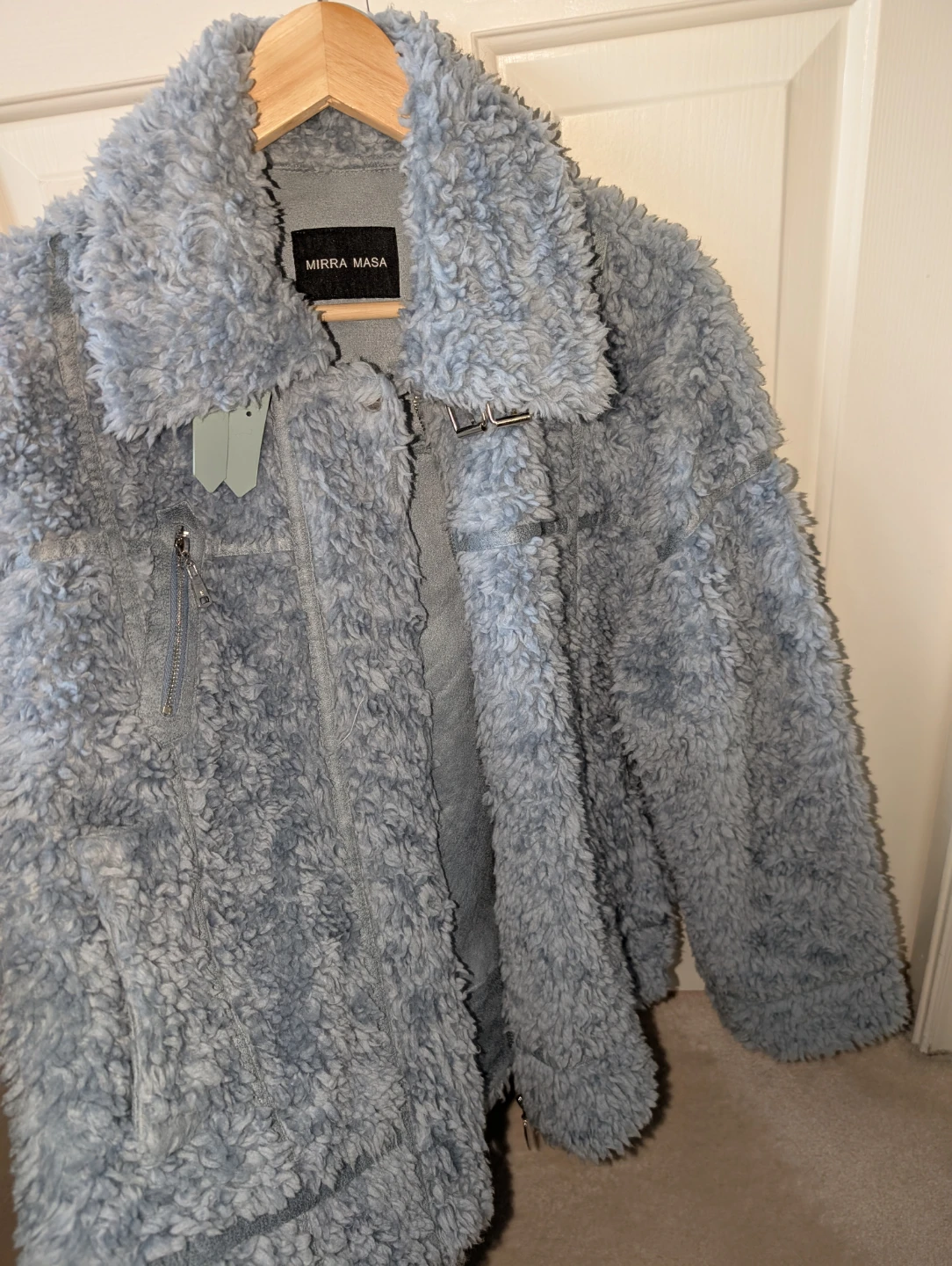 Mirra Masa Sherpa Jacket – Size L (Designer, Calga - photo 5