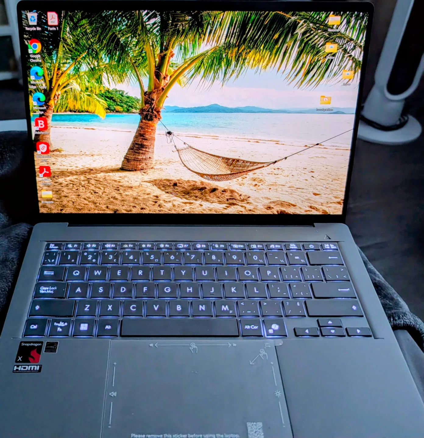 ASUS Zenbook A14 14" Laptop - Iceland Grey