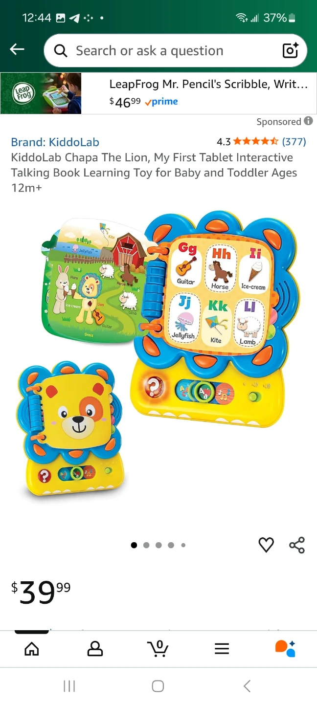 KiddoLab Chapa The Lion Interactive Talking Book - photo 2