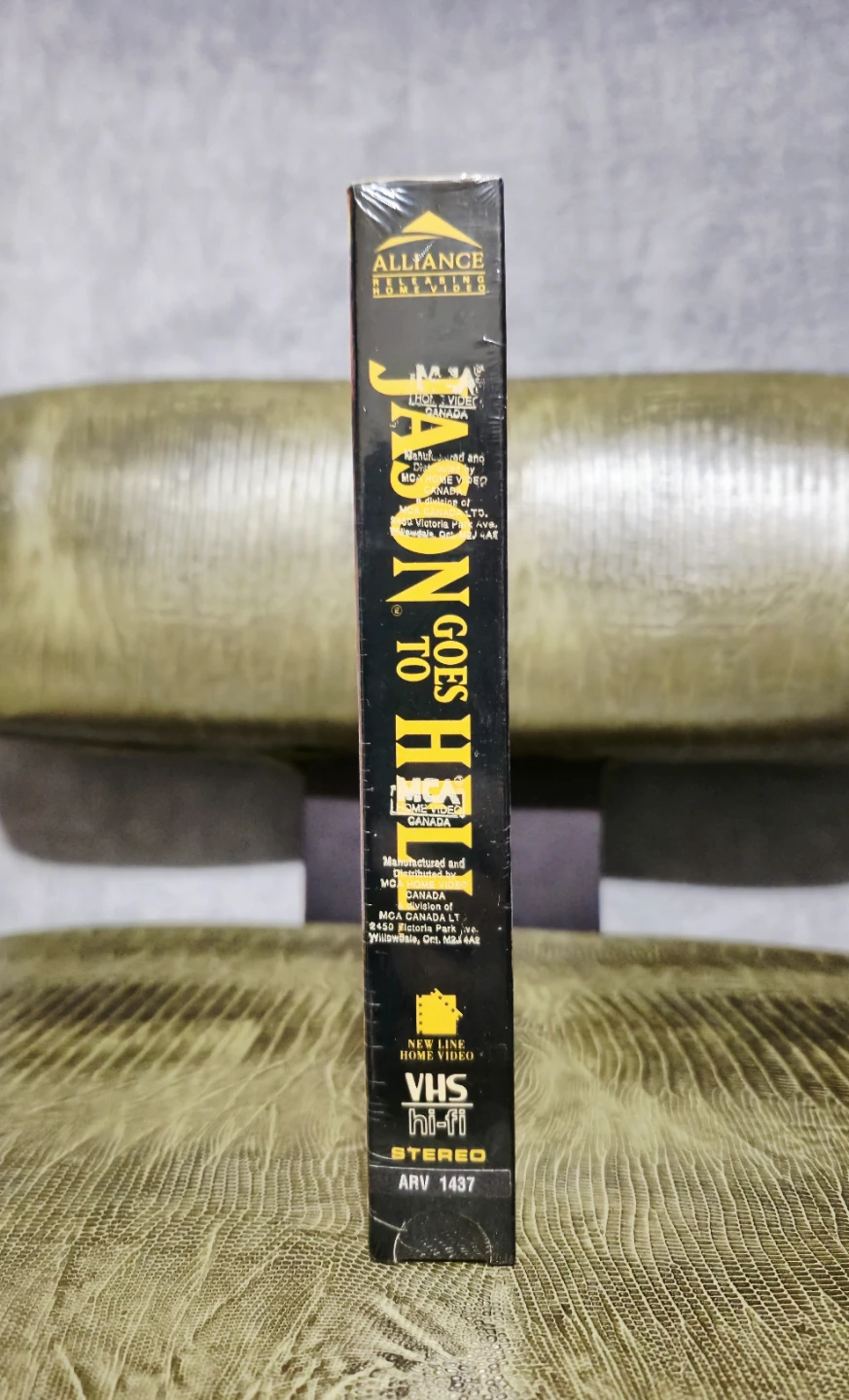 Sealed Original Jason Goes to Hell VHS Tape Release - photo 2