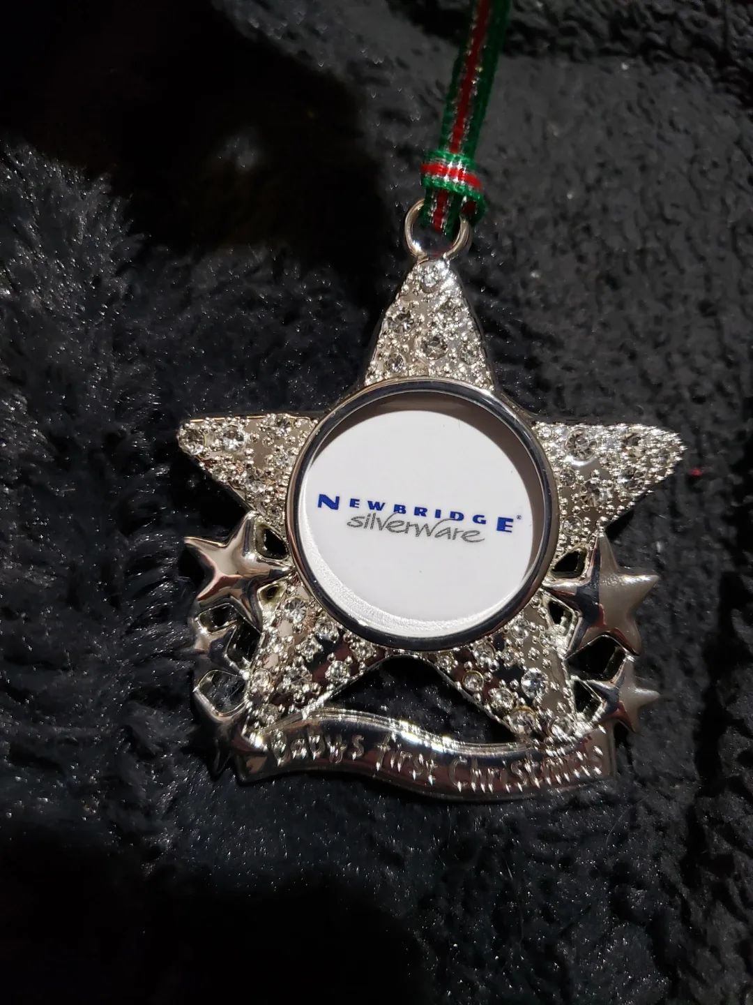 Newbridge Silverware - Baby's First Christmas silver-plated