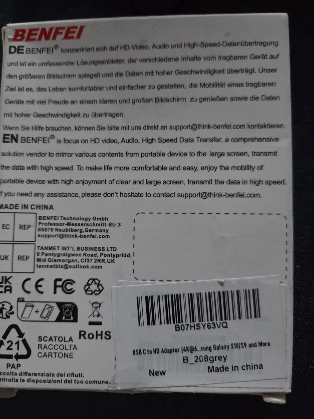 BENFEI Mini DisplayPort to HDMI Adapter image indicator(5)