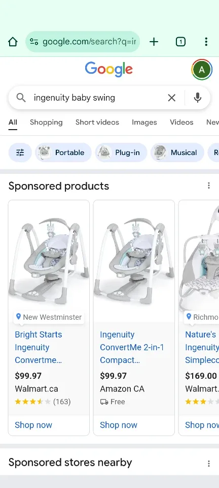 Ingenuity Baby Swing image indicator(4)
